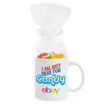 Ceramic Mug 11 oz with Clever Candy Gummy Bears
