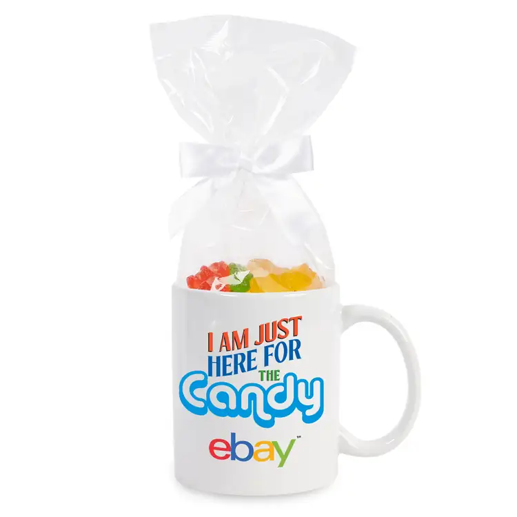 Ceramic Mug 11 oz with Clever Candy Gummy Bears