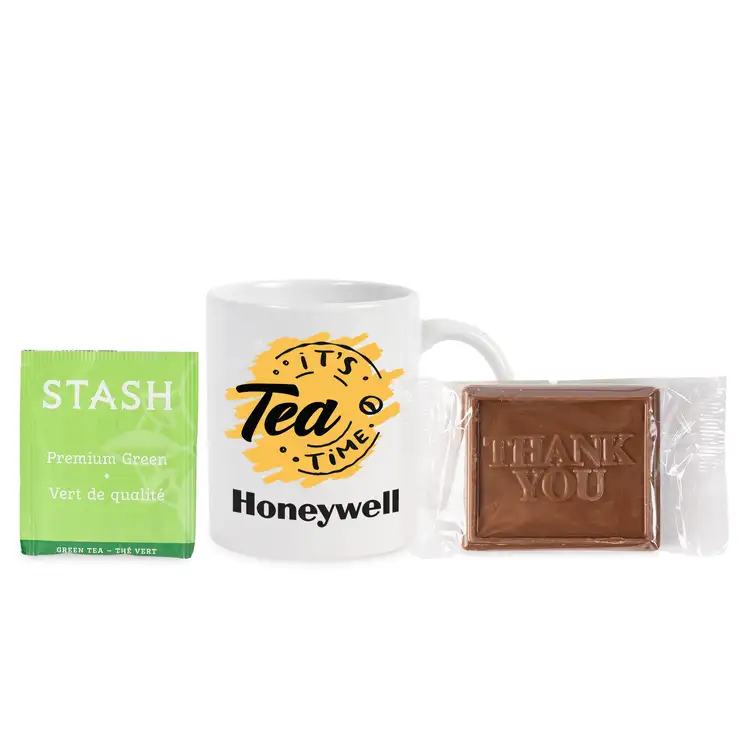 Ceramic Mug 11 oz with Stash Tea and Chocolate Cookie #2