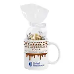Tasse 11 oz avec truffes à emballage torsadé