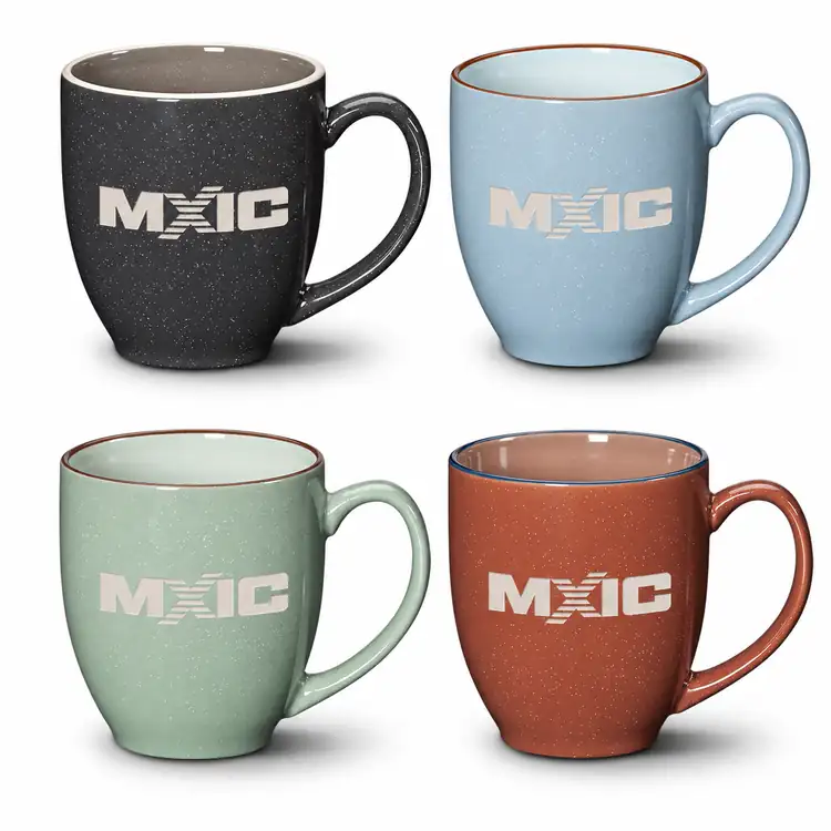 Tasse Bistro trois tons 16 oz avec gravure