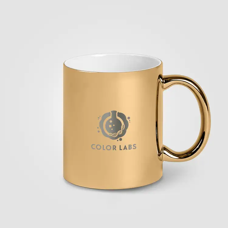 Deco Metallic Ceramic Mug 11 oz #11
