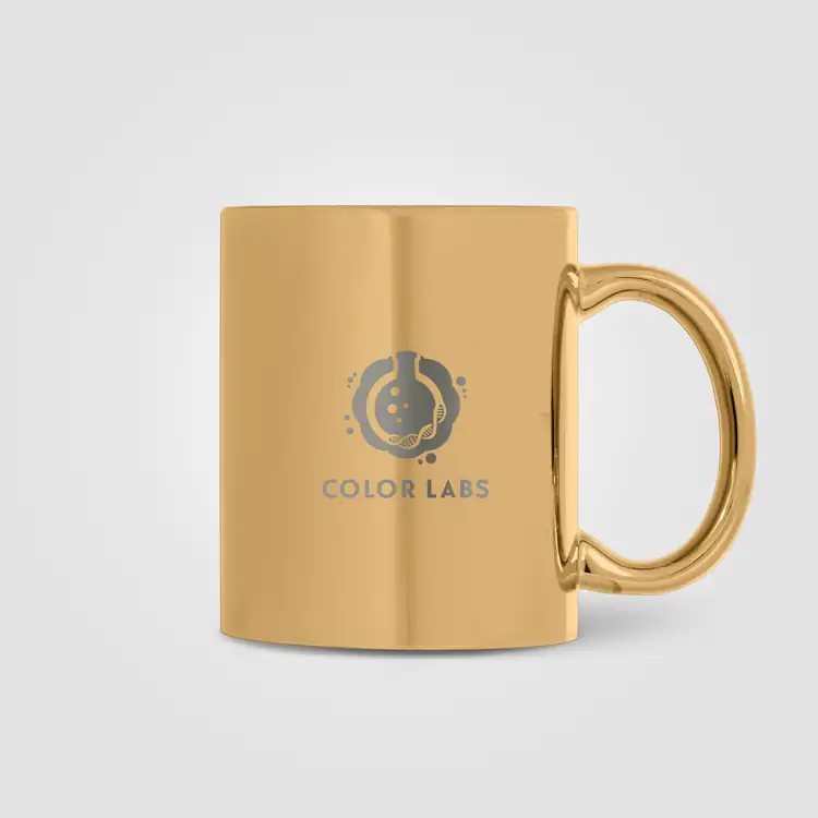 Deco Metallic Ceramic Mug 11 oz #12