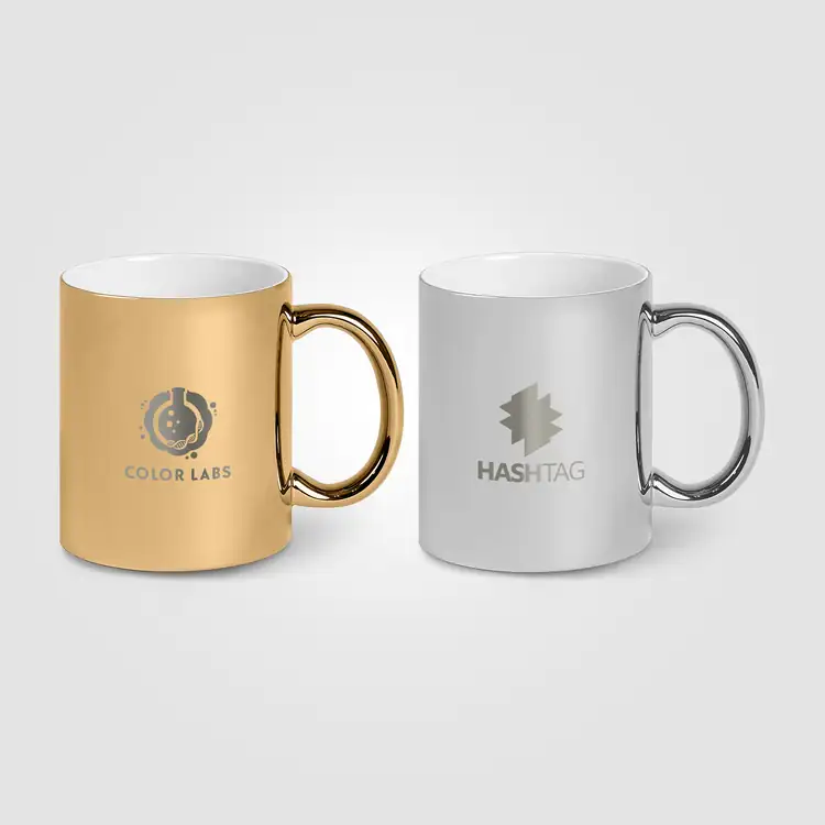 Deco Metallic Ceramic Mug 11 oz #2