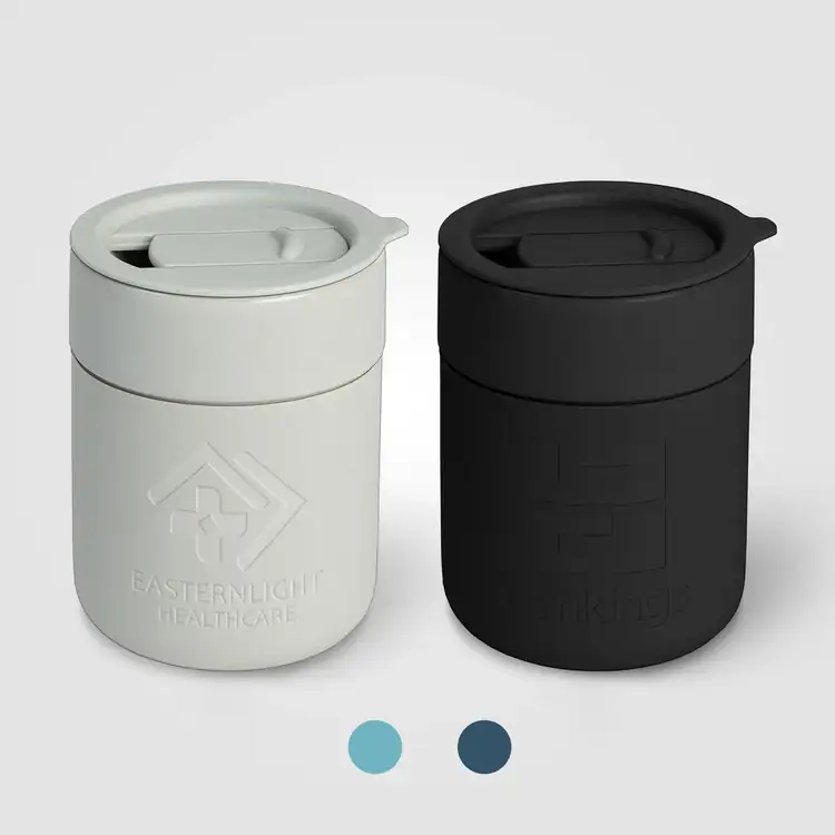 Obsidian Ceramic Silicone Easy-Grip Mug - 10 oz