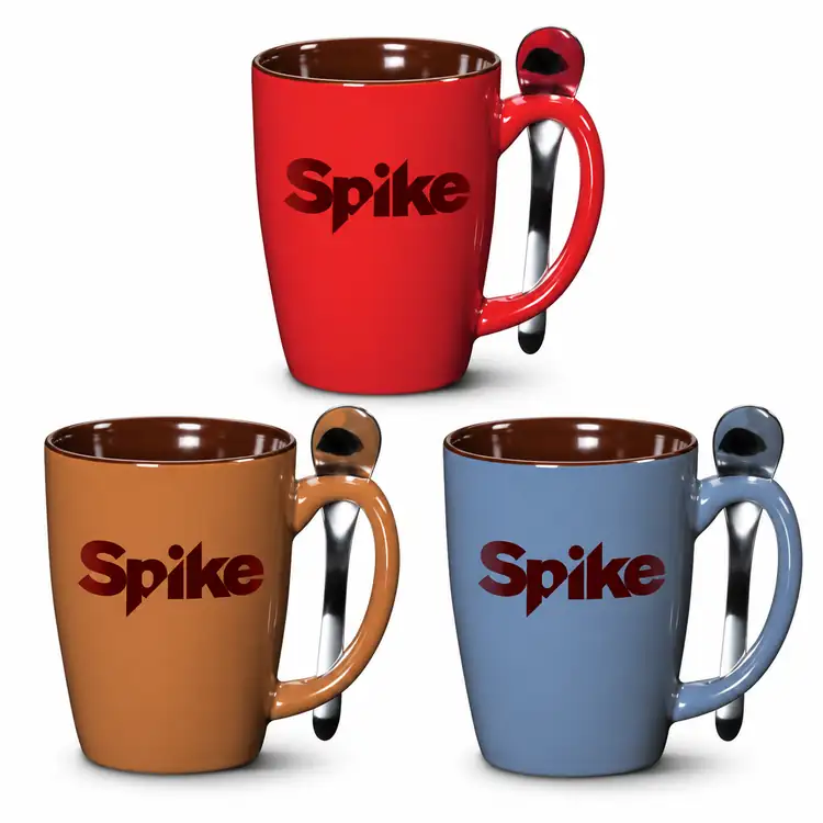 Roberta Mug 16 oz with Spoon - Imprinted