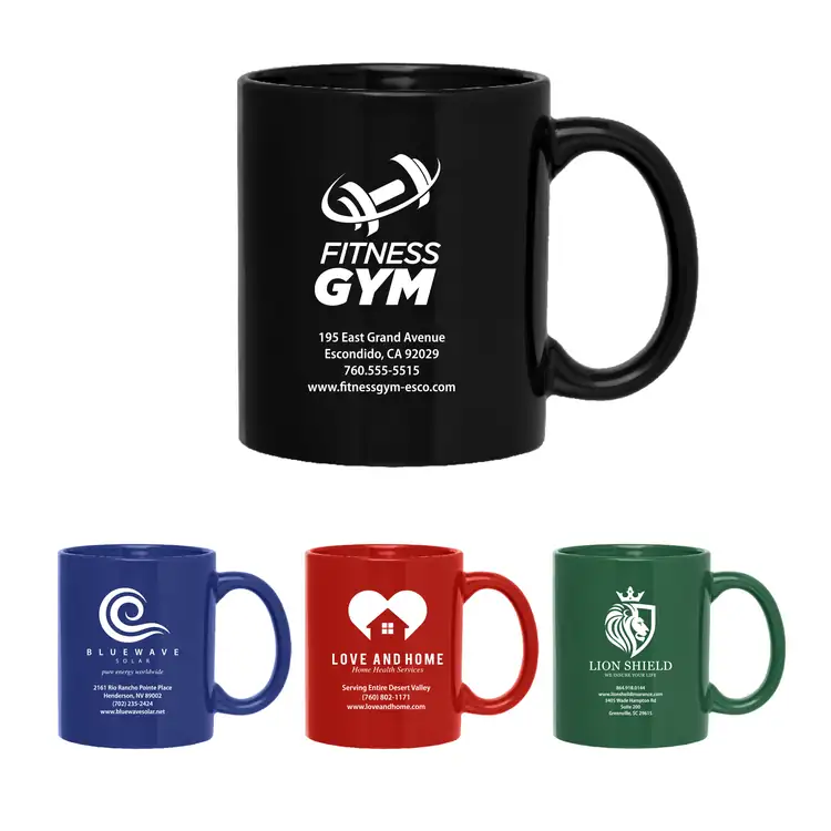 Seattle Classic Ceramic C-Handle Mug 12 oz #2