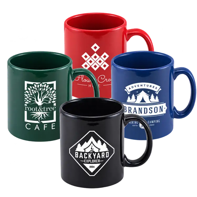 Seattle Classic Ceramic C-Handle Mug 12 oz