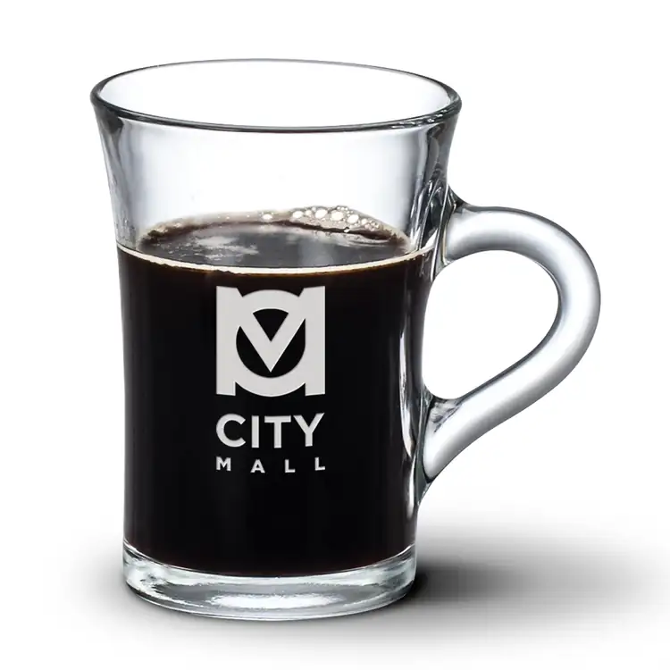 Tasse Selkirk 8 oz en verre avec gravure