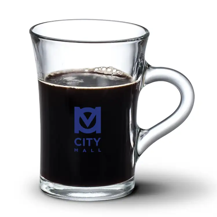 Selkirk Glass Mug 8 oz - Imprinted