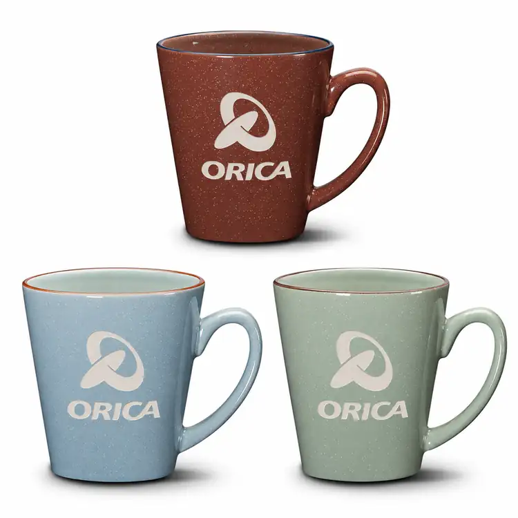 Sorrento 3-Tone Mug 12 oz Deep Etch