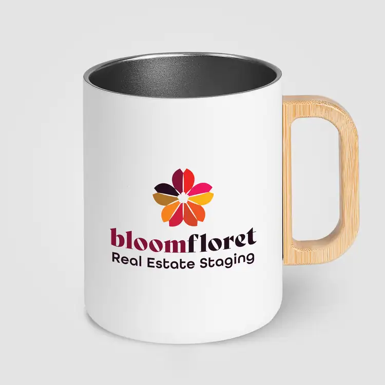 Vancouver Double-Wall Stainless Steel Mug with Bamboo Handle 18 oz #7