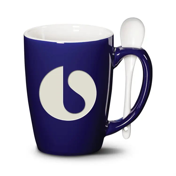 Tasse avec cuillère Winfield 15 oz avec gravure #2