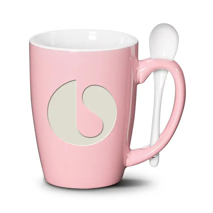 Tasse avec cuillère Winfield 15 oz avec gravure #6