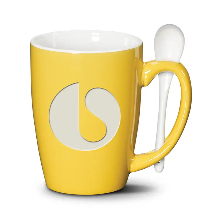 Tasse avec cuillère Winfield 15 oz avec gravure #7