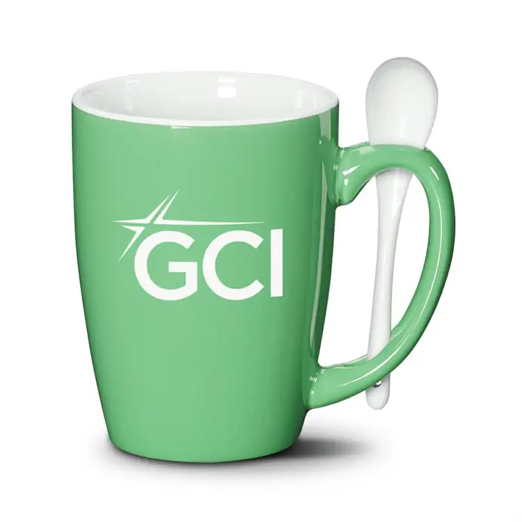 Winfield Mug with Spoon 15 oz Imprinted #3