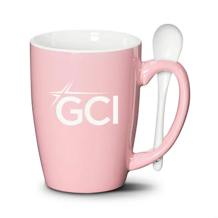 Winfield Mug with Spoon 15 oz Imprinted #5