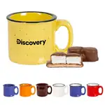Tasse de camping 15 oz avec bouchées S’mores