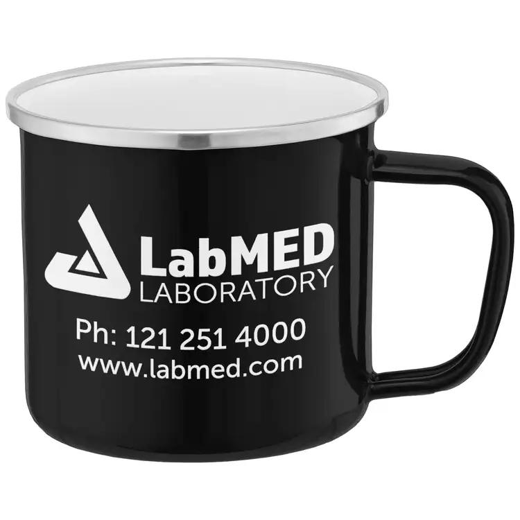 Wyoming Enamel-Coated Stainless Steel Campfire Mug 13 oz #3