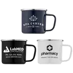 Tasse de camping Wyoming en acier inoxydable émaillé 13 oz