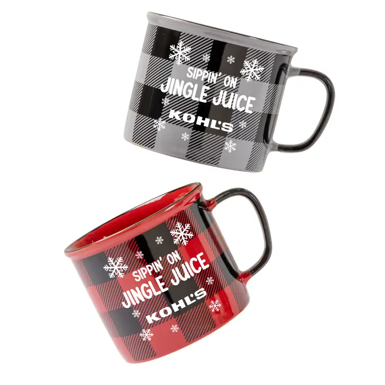 16oz Buffalo Check Mug