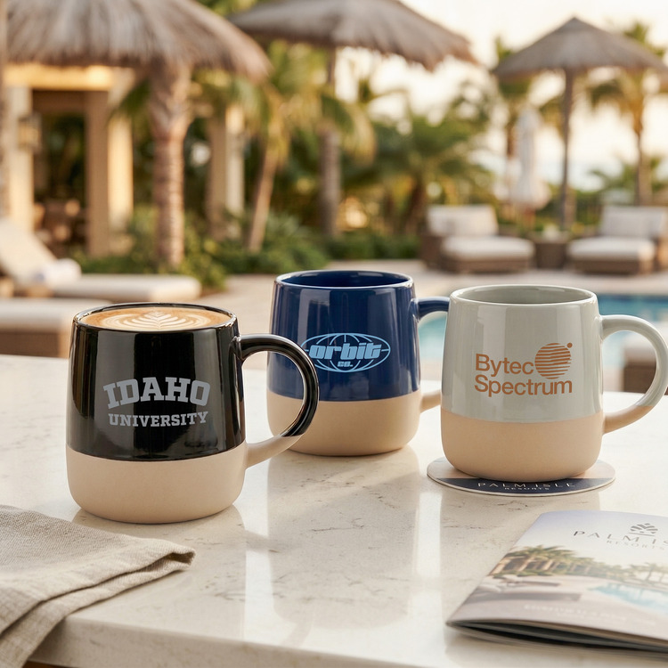 Artisan 15 oz Ceramic Mug with Clay Base #2