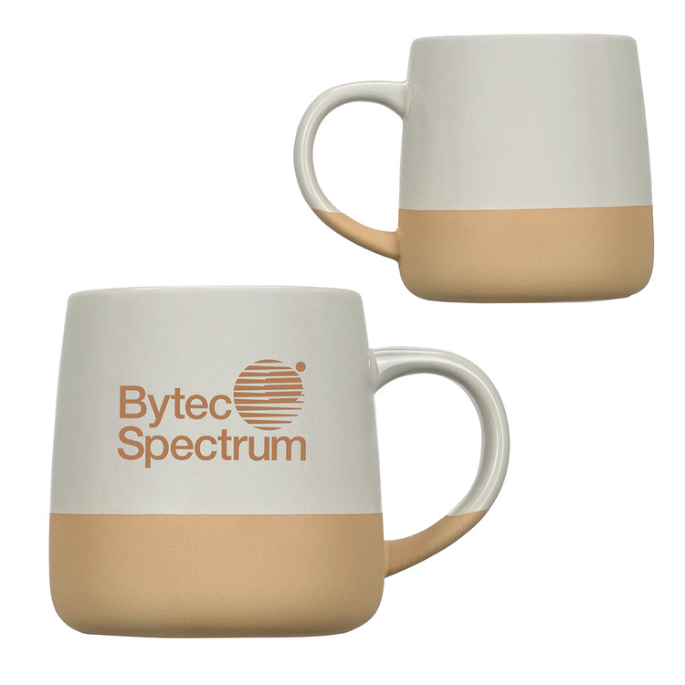 Artisan 15 oz Ceramic Mug with Clay Base #4