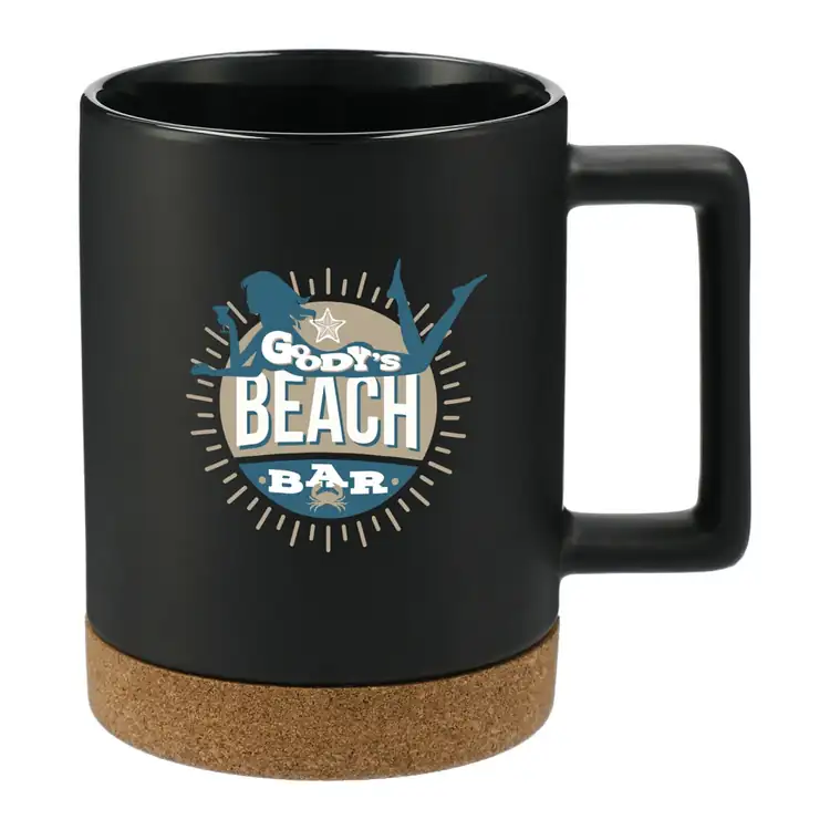Bates Ceramic Mug w Cork Base #2