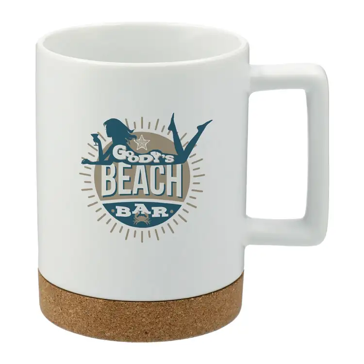 Bates Ceramic Mug w Cork Base #3