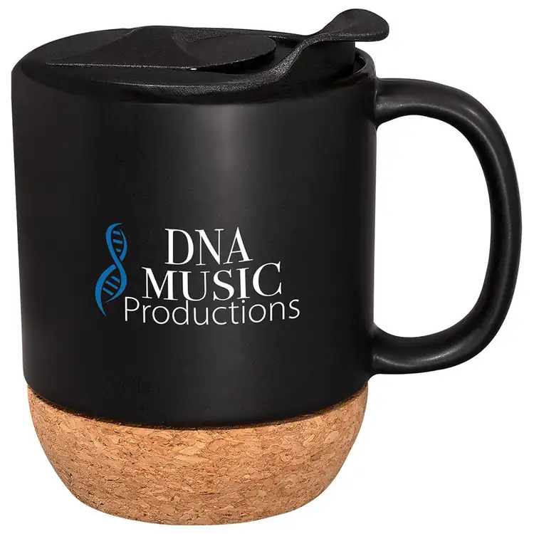 Cork-Base Ceramic Mug with Mailer Gift Box