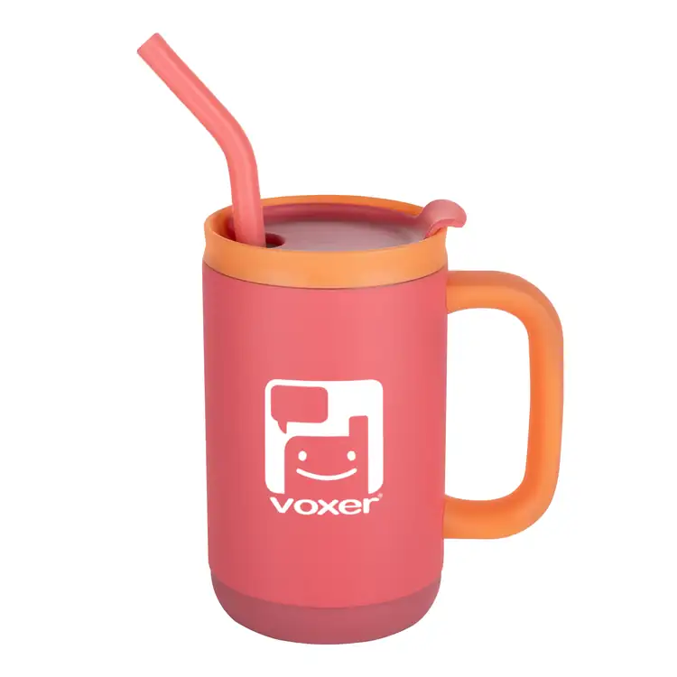 Abelia Insulated Mug 16 oz with Sip and Twist Lid and Straw #4
