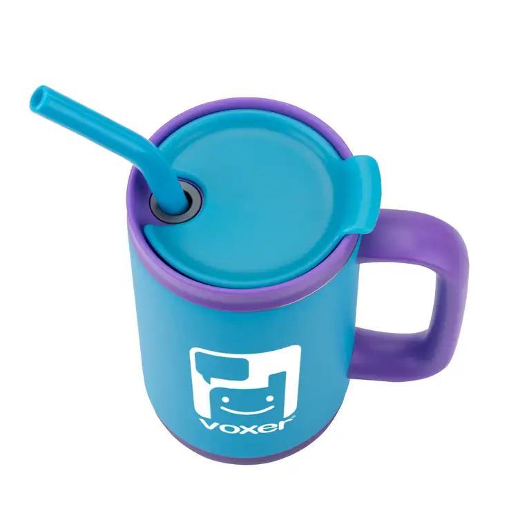 Abelia Insulated Mug 16 oz with Sip and Twist Lid and Straw #5