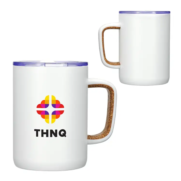 Tasse isotherme Savor 14 oz avec intérieur en céramique et poignée en liège #11