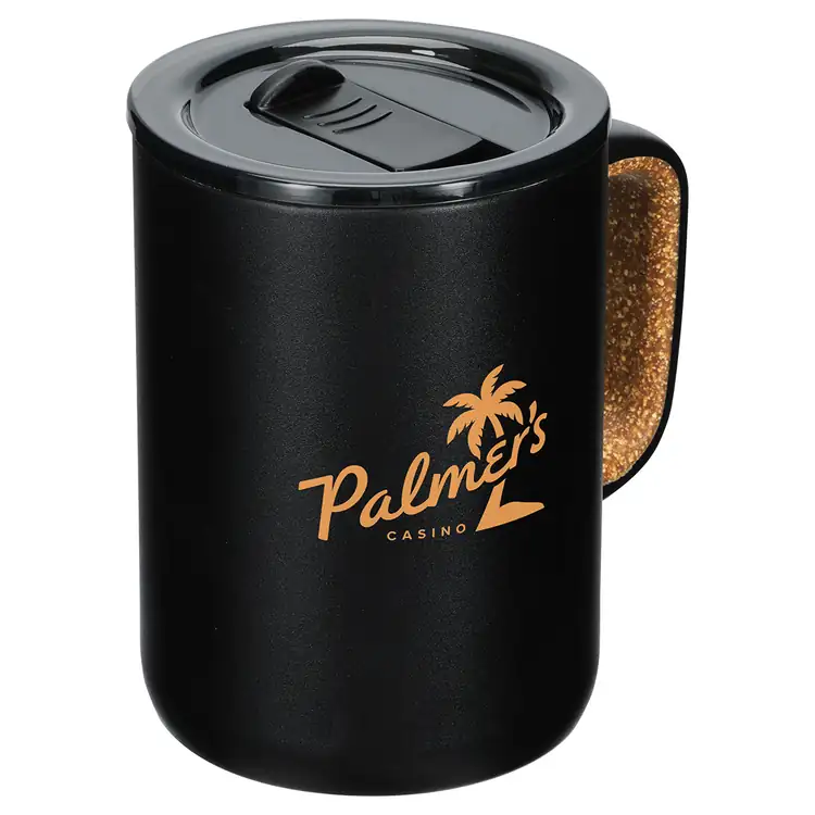 Tasse isotherme Savor 14 oz avec intérieur en céramique et poignée en liège #2