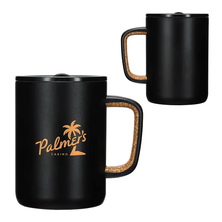 Tasse isotherme Savor 14 oz avec intérieur en céramique et poignée en liège #9