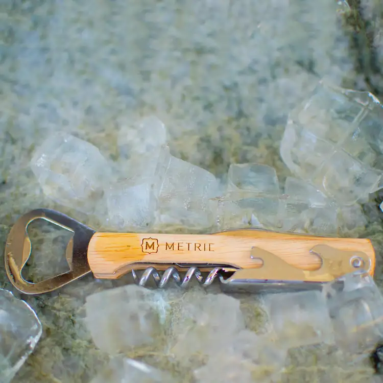 Wood Corkscrew and Bottle Opener #2