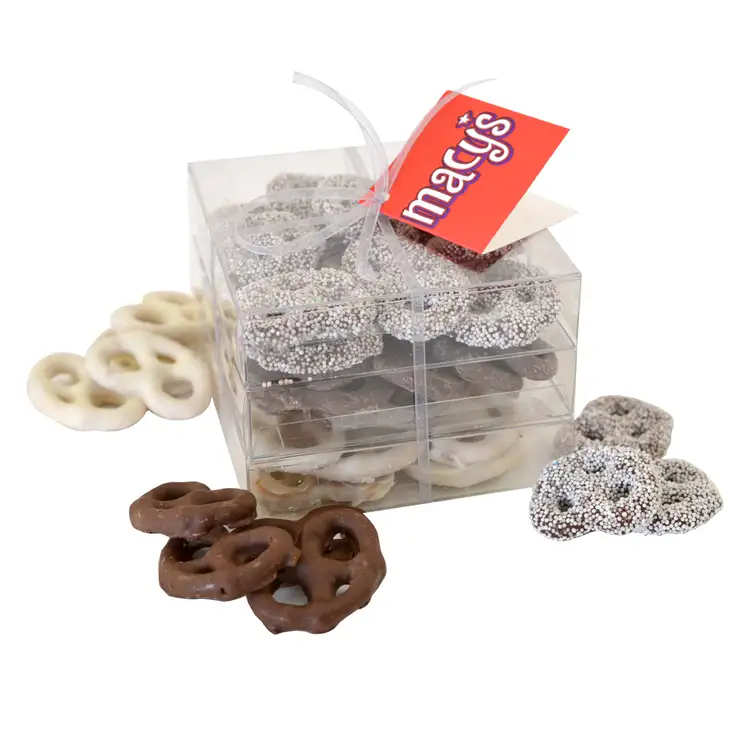 Three-Tier Pretzel Tower with Hang Tag