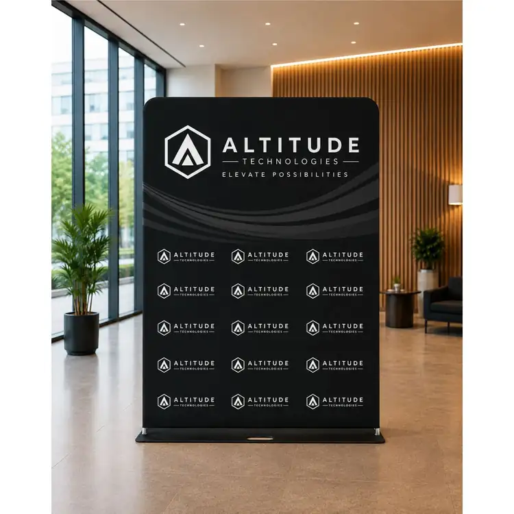 Extra Large Double Sided EuroFit Banner Replacement Cover for Steel Base Frames #2