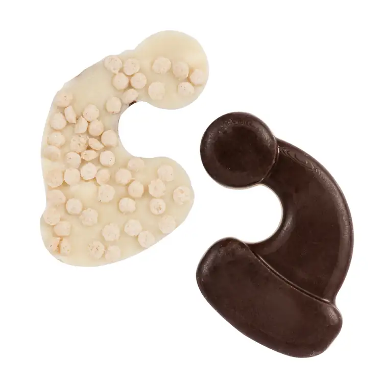 Trio de décorations chocolatées pour tasse des Fêtes #6