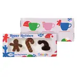 Trio de décorations chocolatées pour tasse des Fêtes