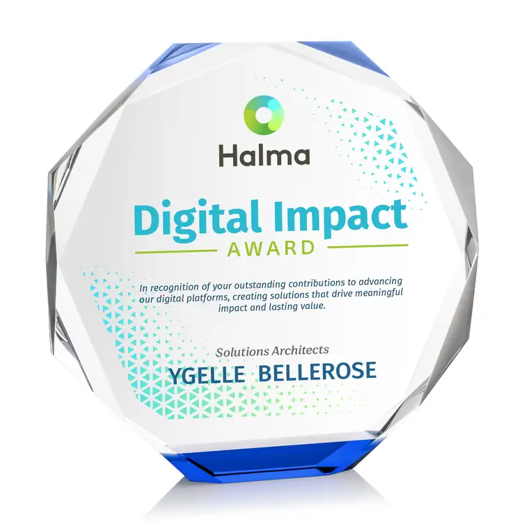 Acadian Award - Optical Crystal - Multicolor #5