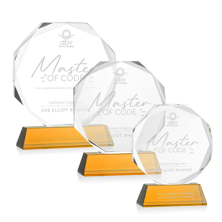 Acadian Award on Newhaven Base - Deep Etch #9