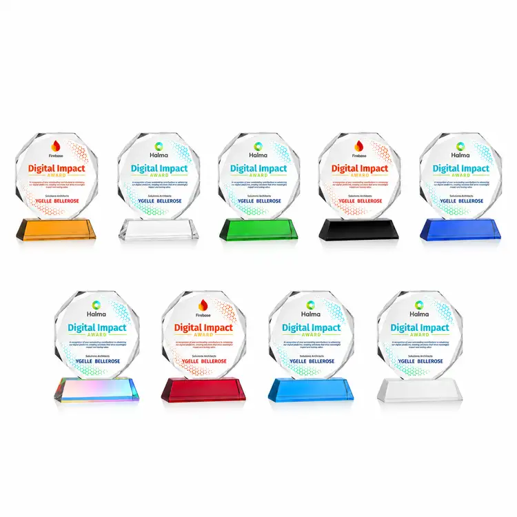 Acadian Award on Newhaven Base - Multicolor