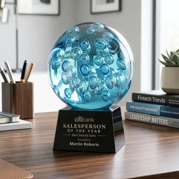 Addison Award on Robson Base - Deep Etch & Imprint #12