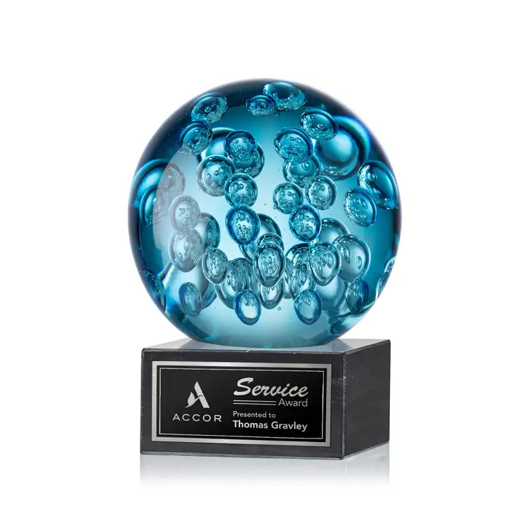 Trophée Addison sur socle carré en marbre - Gravure et impression #3