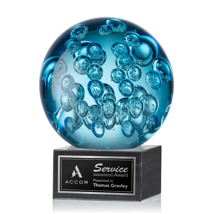 Trophée Addison sur socle carré en marbre - Gravure et impression #5