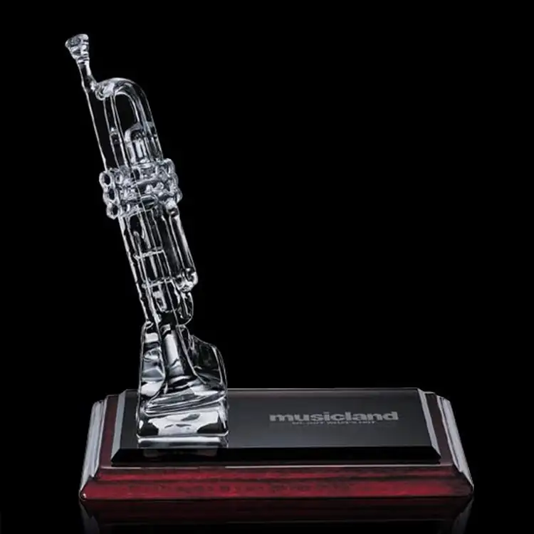 Albion Trumpet Award - Deep Etch