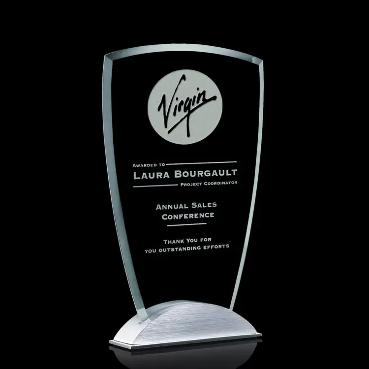 Alexandria Jade Award on Aluminum Base - Deep Etch #2