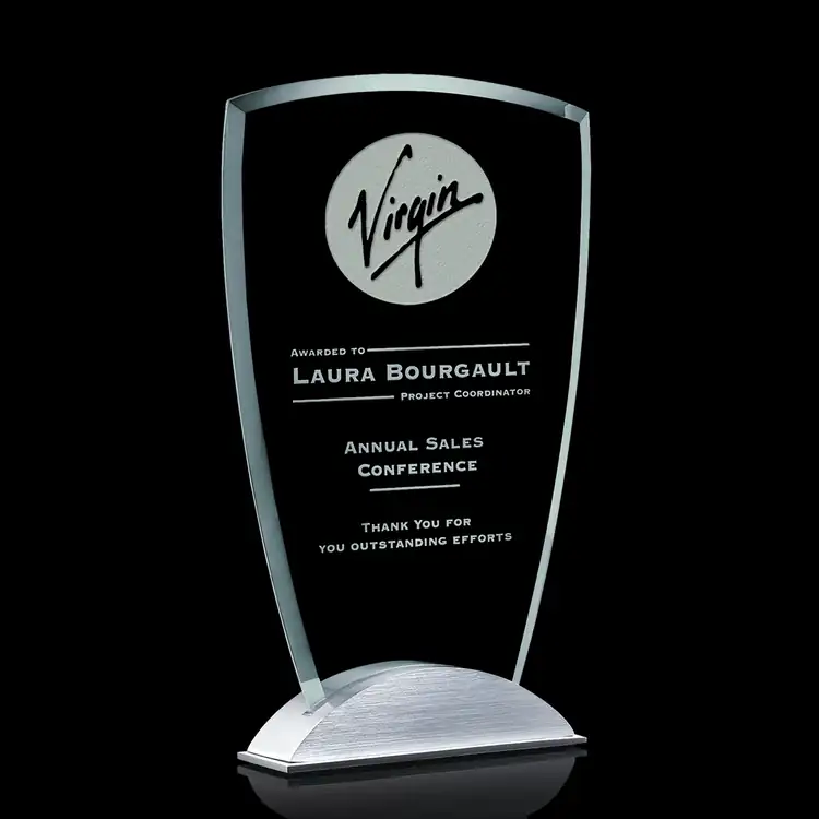 Alexandria Jade Award on Aluminum Base - Deep Etch #3