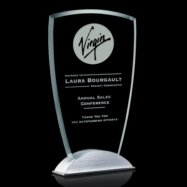 Alexandria Jade Award on Aluminum Base - Deep Etch #4